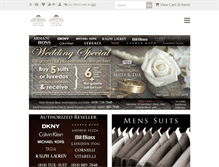 Tablet Screenshot of northridgesuitoutlet.com